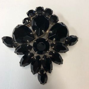 Vintage mourning pin.